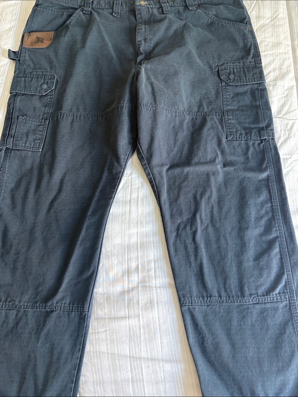 Wrangler Navy Cargo Pants with Utility Pockets
